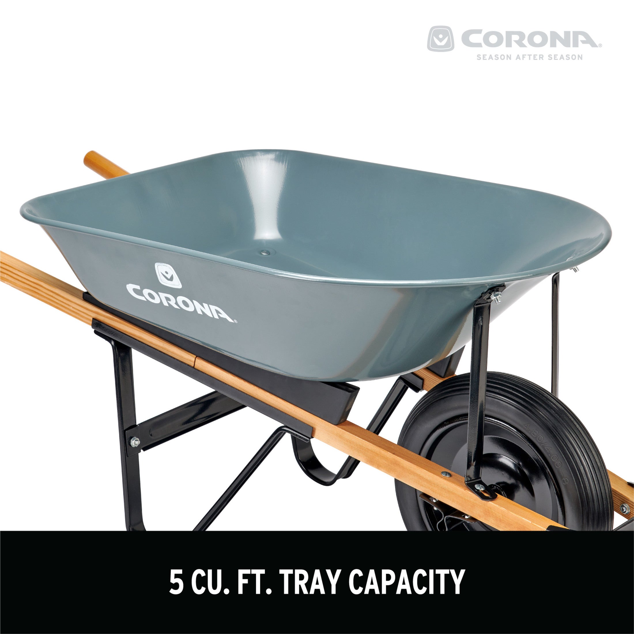 5 Cu. Ft. Steel Wheelbarrow in a Box