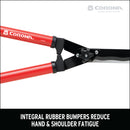 Yard Essentials Hedge Shears, 8 in Blades, 11-1/4 in. Handles-10