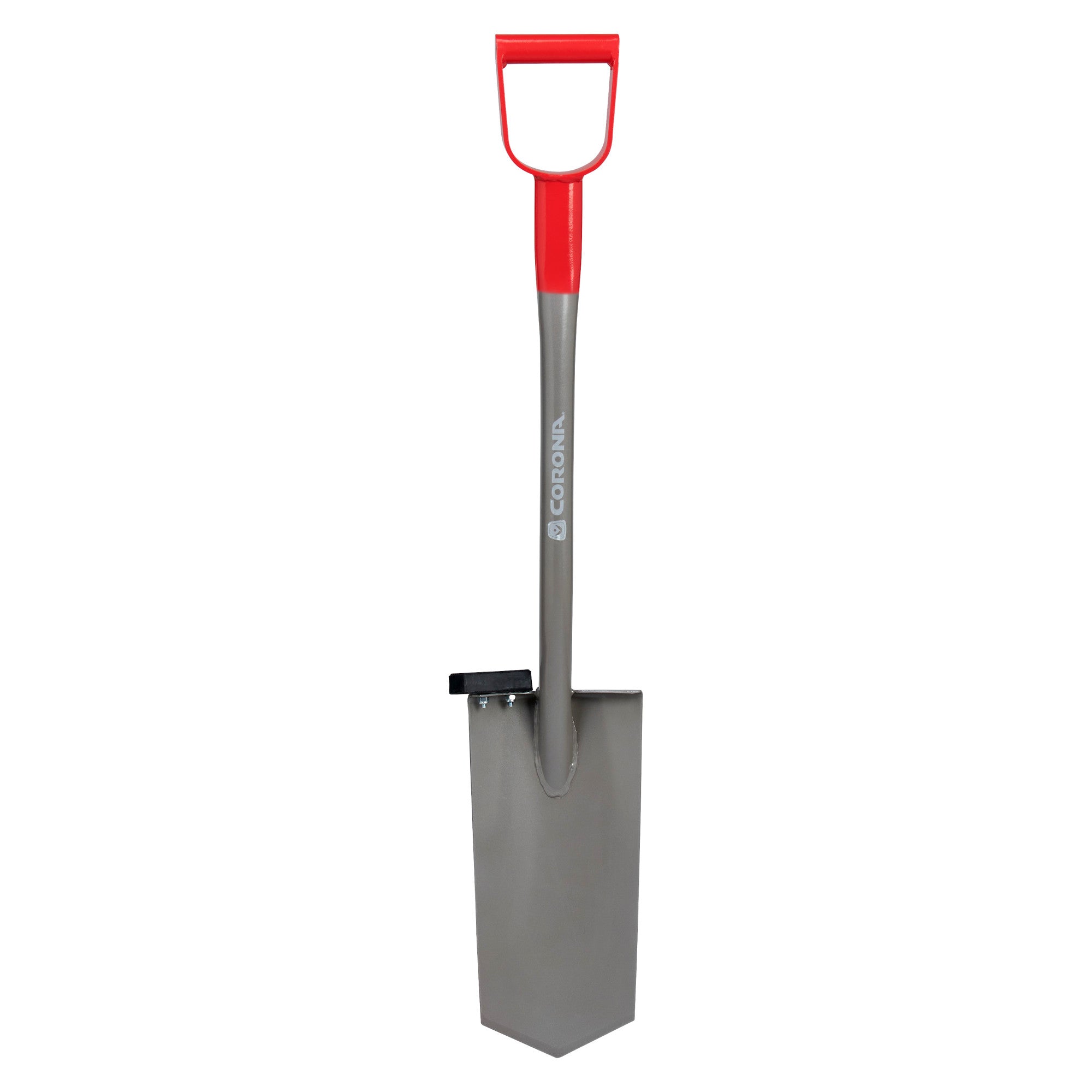 All-Steel 12-Gauge 15 in. Diamond Blade Shovel, D-Grip Steel Handle