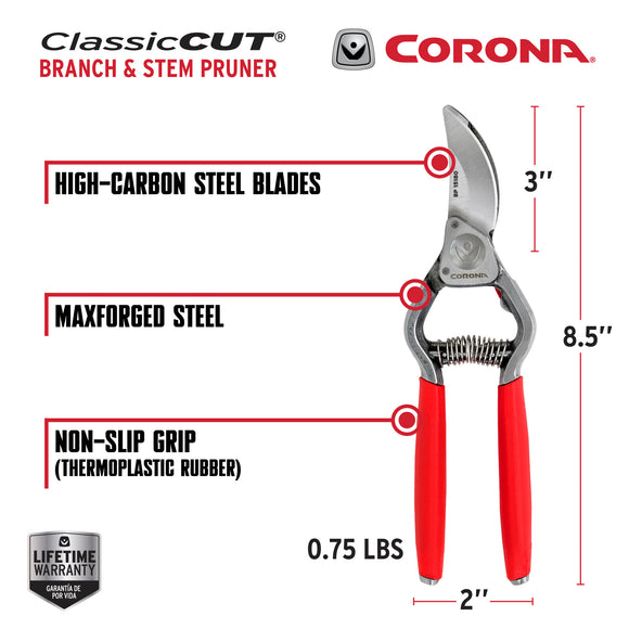 ClassicCUT® Bypass Pruner, 1 in. Cut Capacity
