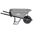 6 Cu. Ft. Poly Wheelbarrow, Steel Handles, Pneumatic Tire-2