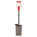 All-Steel 12-Gauge 12 in. Straight Blade Shovel, D-Grip Steel Handle-3