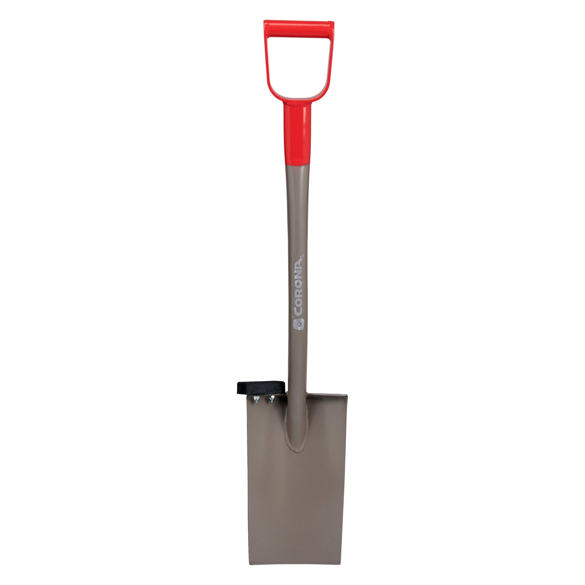 All-Steel 12-Gauge 12 in. Straight Blade Shovel, D-Grip Steel Handle