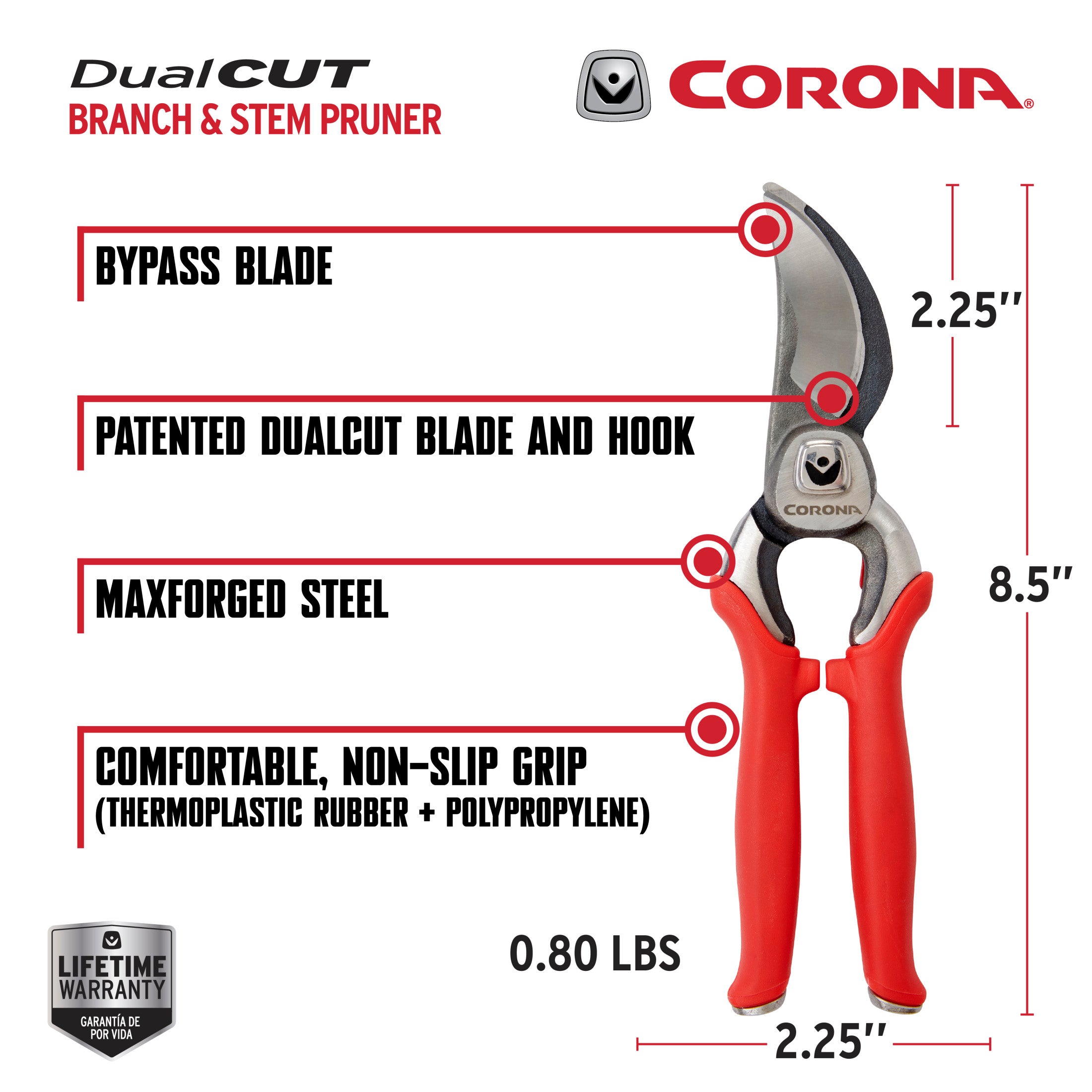 DualCUT Branch & Stem Pruner, 1 in. Cut Capacity