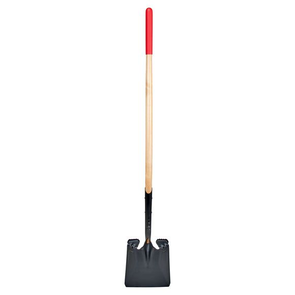 Boron Steel 14-Gauge Square Point Shovel, Hardwood Handle