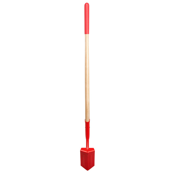12-Gauge Trench Shovel, 35 Degree, 5 in. Hardwood Handle Poly Grip