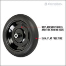 WB 1000 Replacement Wheel and Tire-2