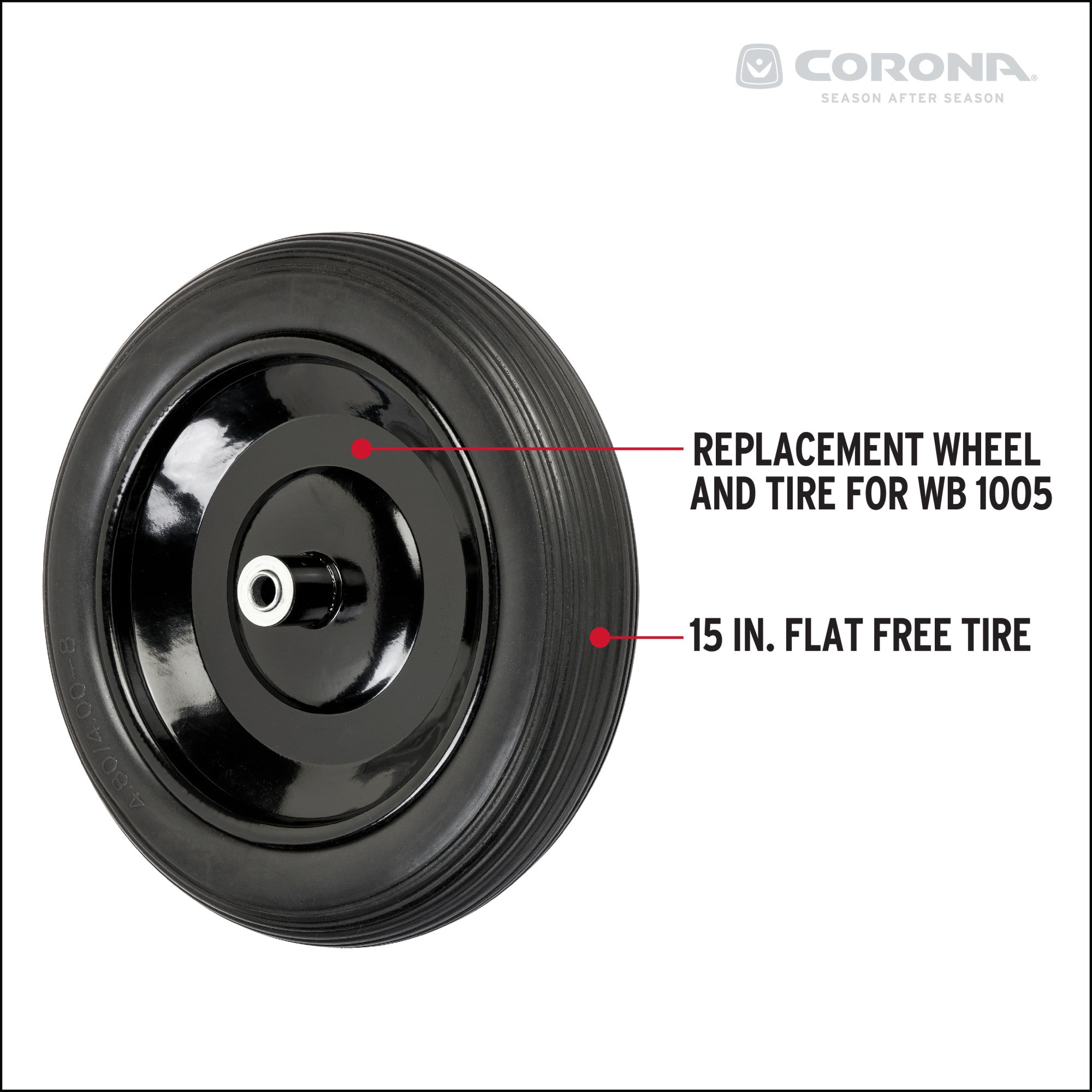 WB 1000 Replacement Wheel and Tire