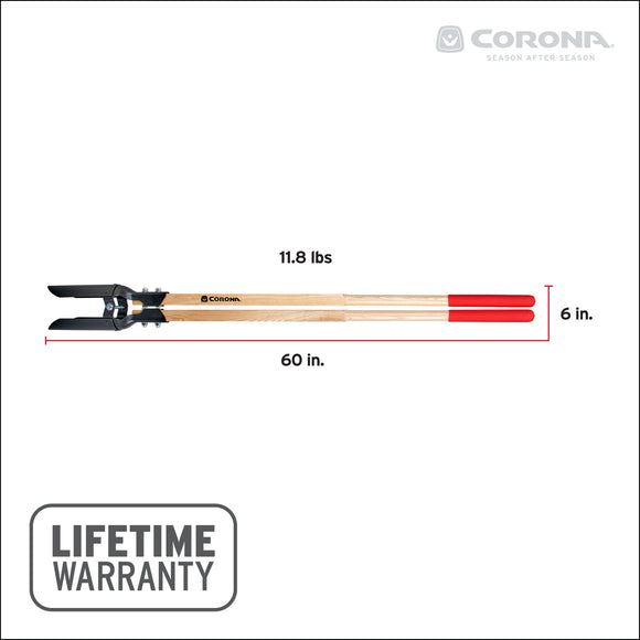 Hercules Post Hole Digger, 11-Gauge Steel, Hardwood Handles