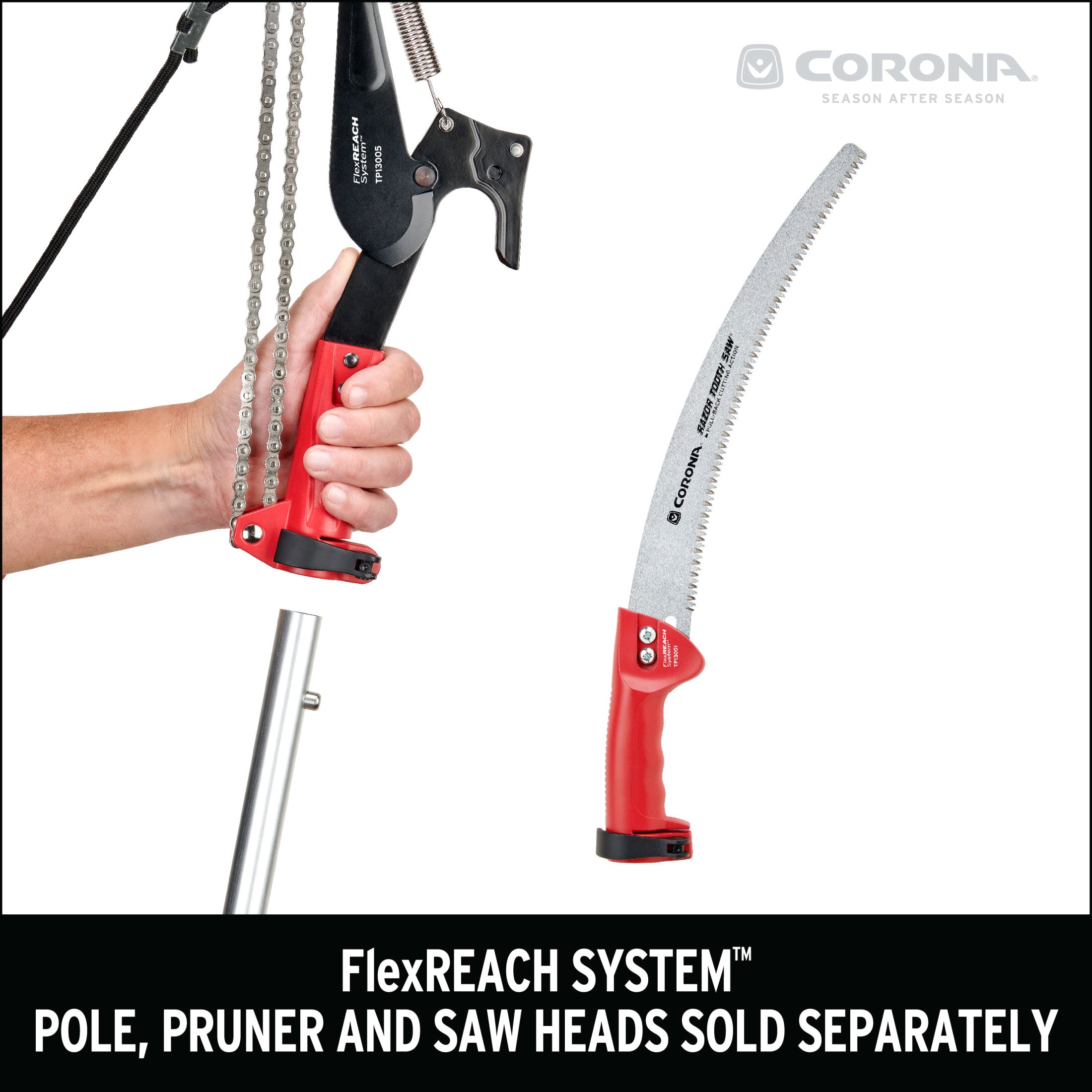 FlexREACH System™ Pruner Head, 1-1/4 in. cut capacity