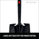 Boron Steel 14-Gauge Square Point Shovel, Fiberglass Handle-10