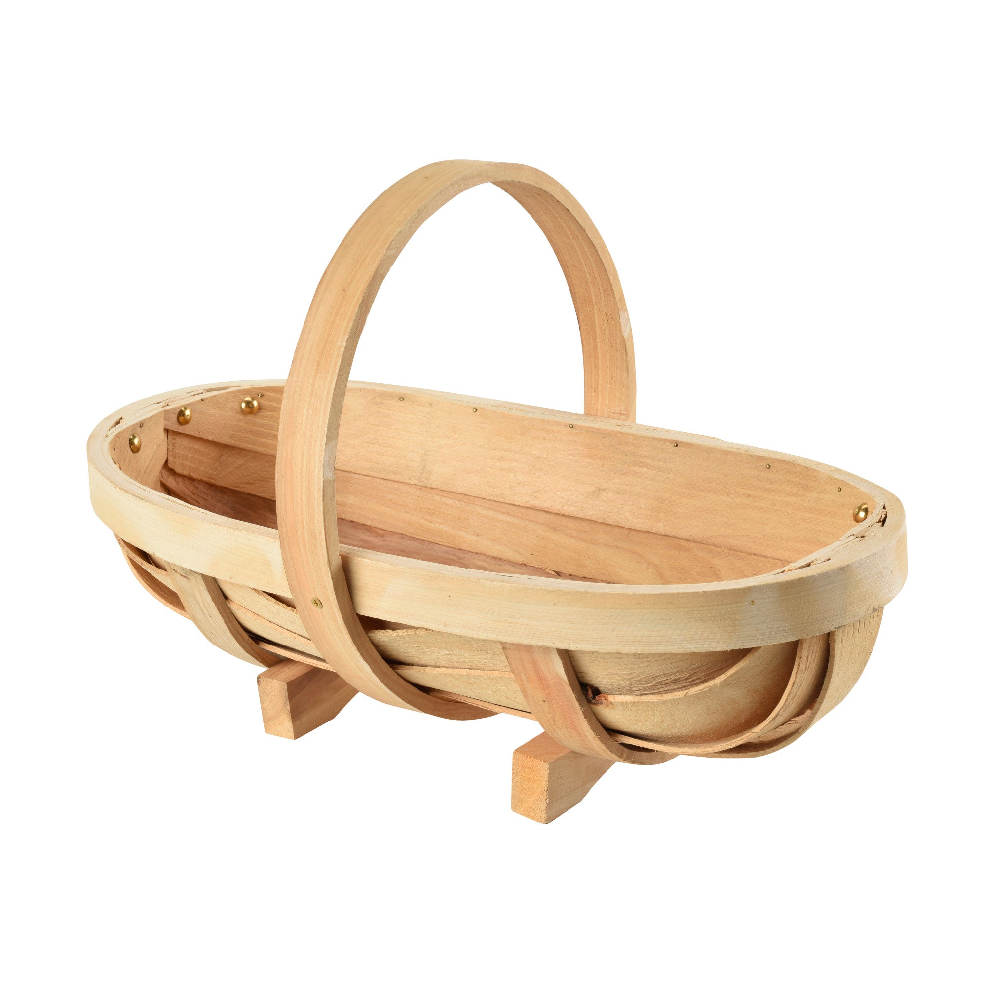 Natural Wooden Trug, Medium