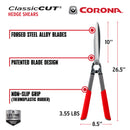 ClassicCUT® Hedge Shears, 10 in. Blades, 12-1/2 in. Handles-9
