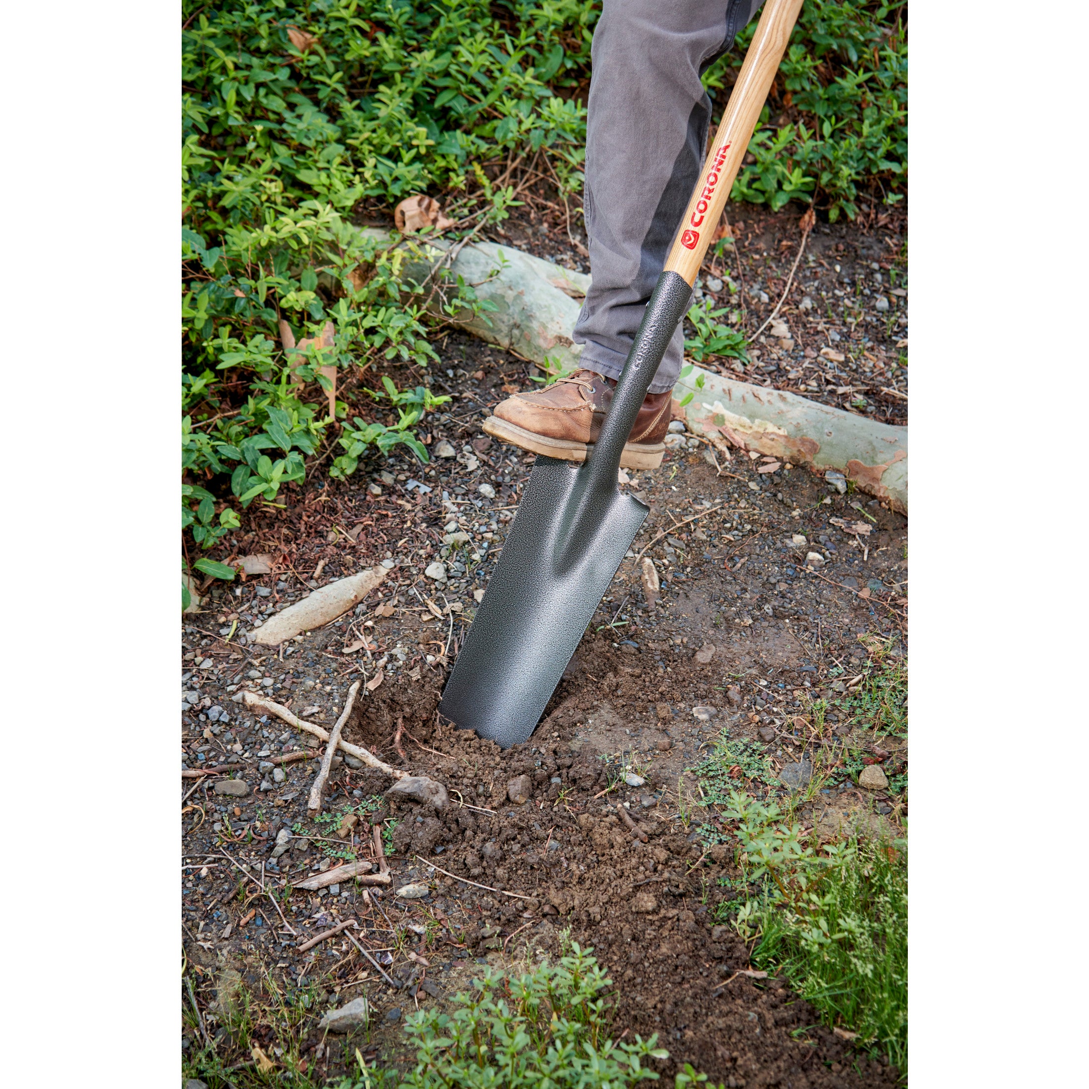 shovel1220 Closed-Back, Drain Spade Shovel, 14-Gauge, 12 in. Head, 48 in