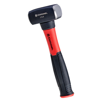 Drilling Hammer, 2.5 lb. Head, 10 in. Solid-Core Fiberglass Handle