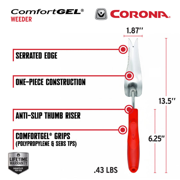 ComfortGEL® Weeder Stainless Steel