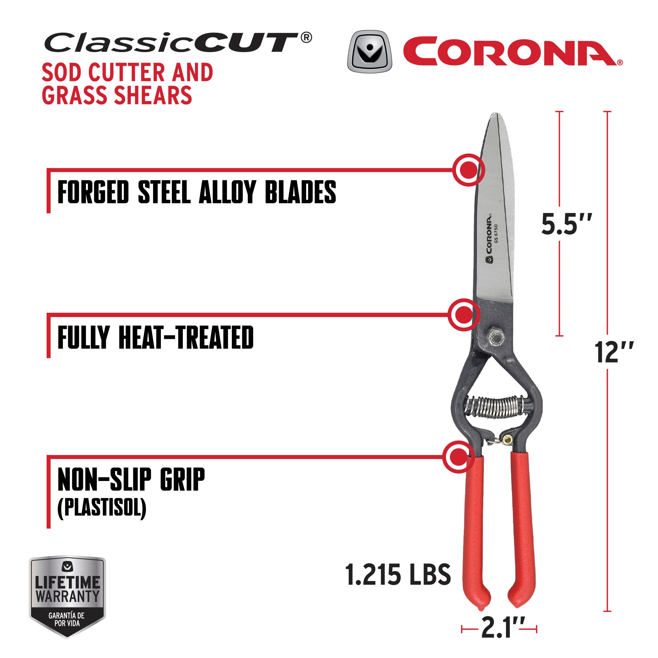 ClassicCUT® Sod Cutter and Grass Shears