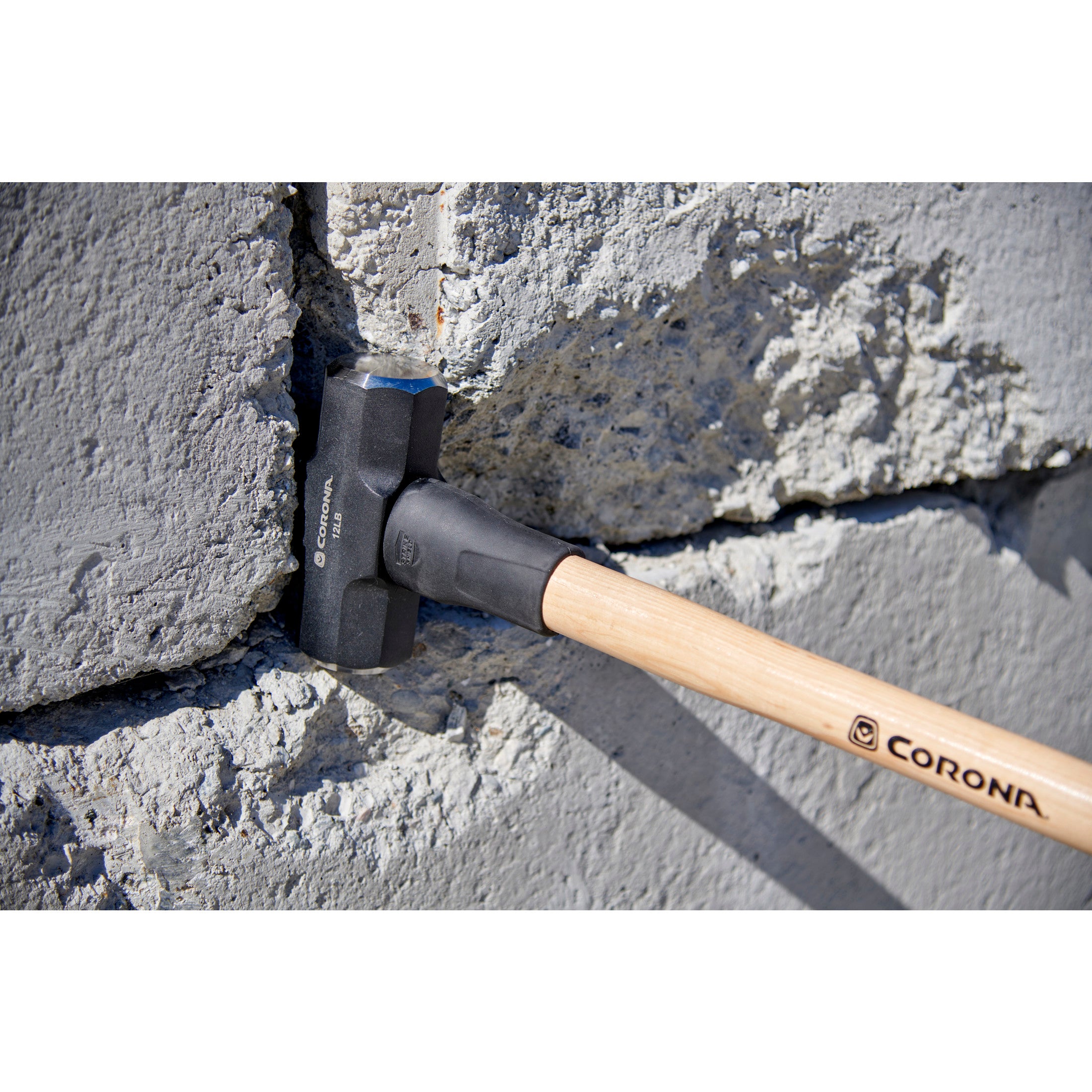 Sledge Hammer, 12 lb. Head, 36 in. Hickory Wood Handle