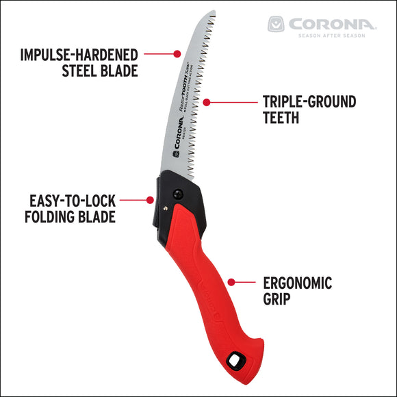 RazorTOOTH Saw® Folding Pruning Saw, 7 in. Blade