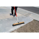 24 in. Push Broom, 1-Bristle Design, Aluminum Handle-2