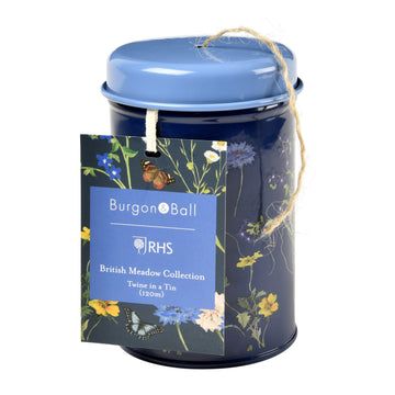 British Meadow Twine in a Tin, RHS Endorsed
