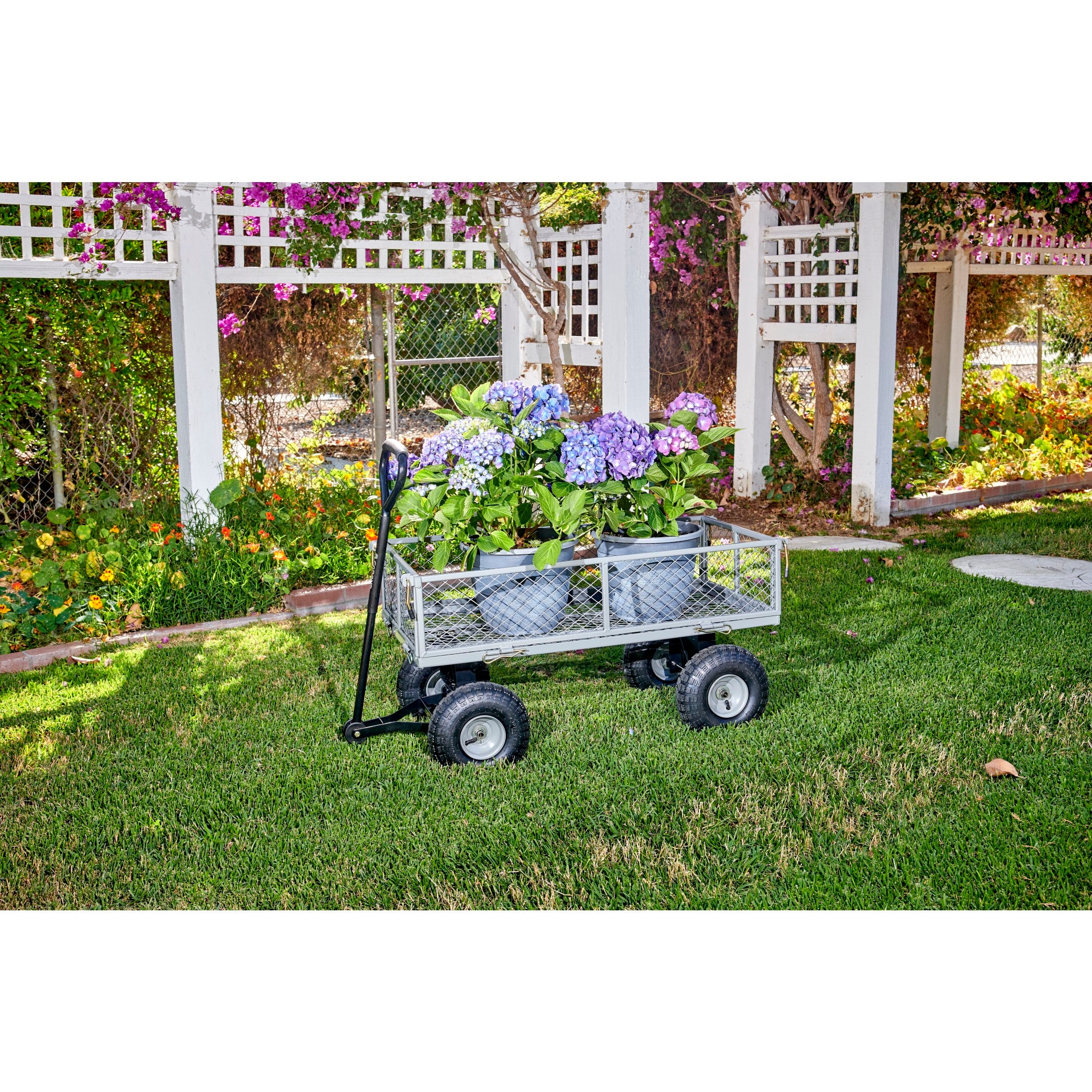 Metal Landscaping Cart