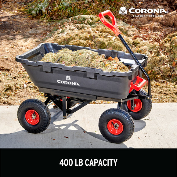 Poly Garden Dump Cart