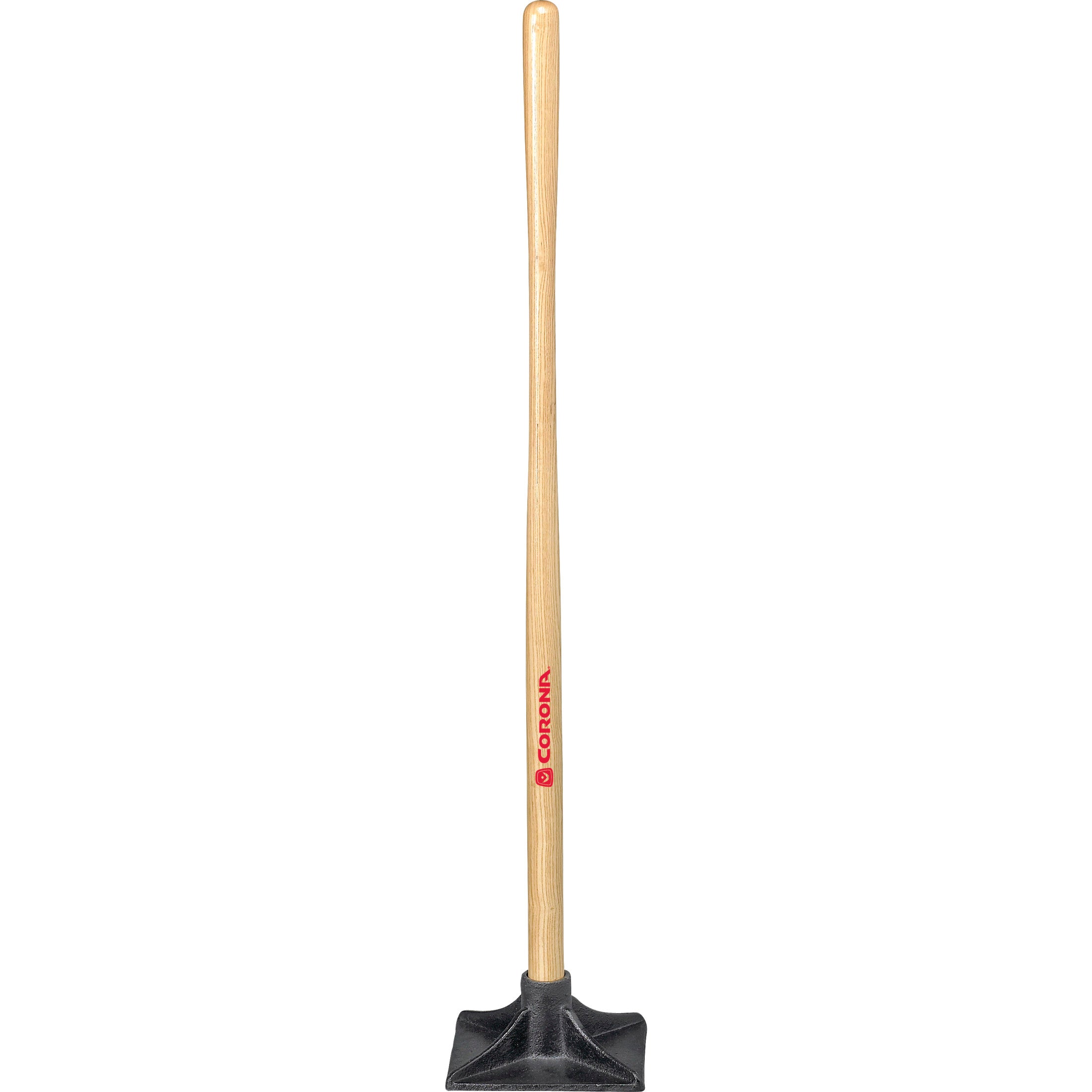 Dirt Tamp, 8 in. x 8 in., 43 in. Ash Wood Handle