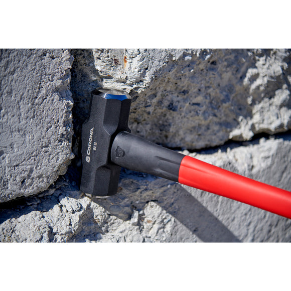 Sledge Hammer, 8 lb. Head, 36 in. Solid-Core Fiberglass Handle