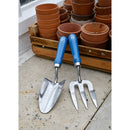 British Meadow Wood Handled Trowel & Fork Set, RHS Endorsed-5