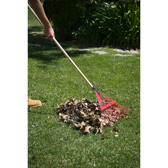 Double Headed Spring Rake Spring Brace Rake, 22 in. Head, 22 Tines, Hardwood Handle | Corona ...