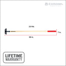 Forged Hardwood Handle Mortar Hoe, 7 in.-12