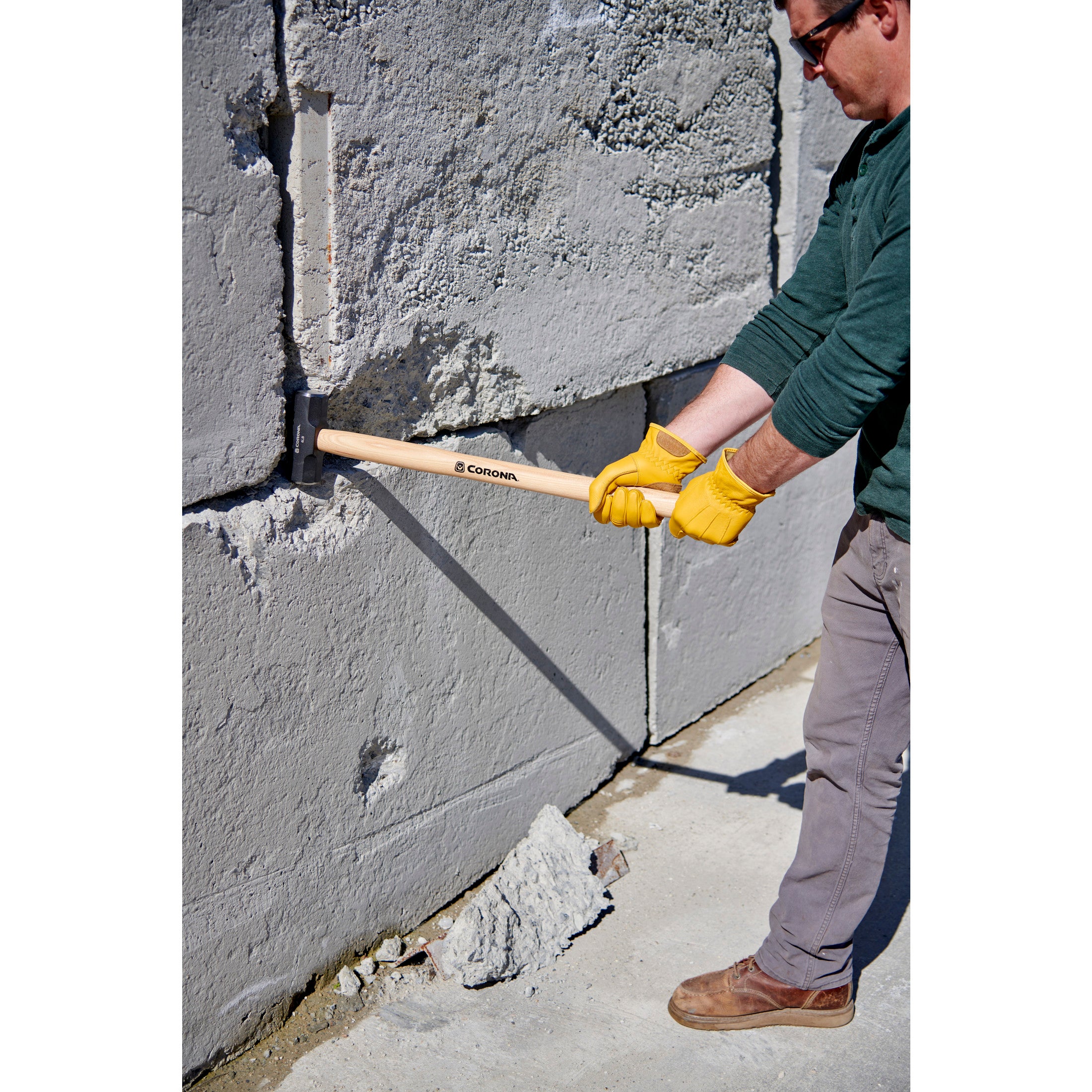Sledge Hammer, 6 lb. Head, 30 in. Hickory Wood Handle