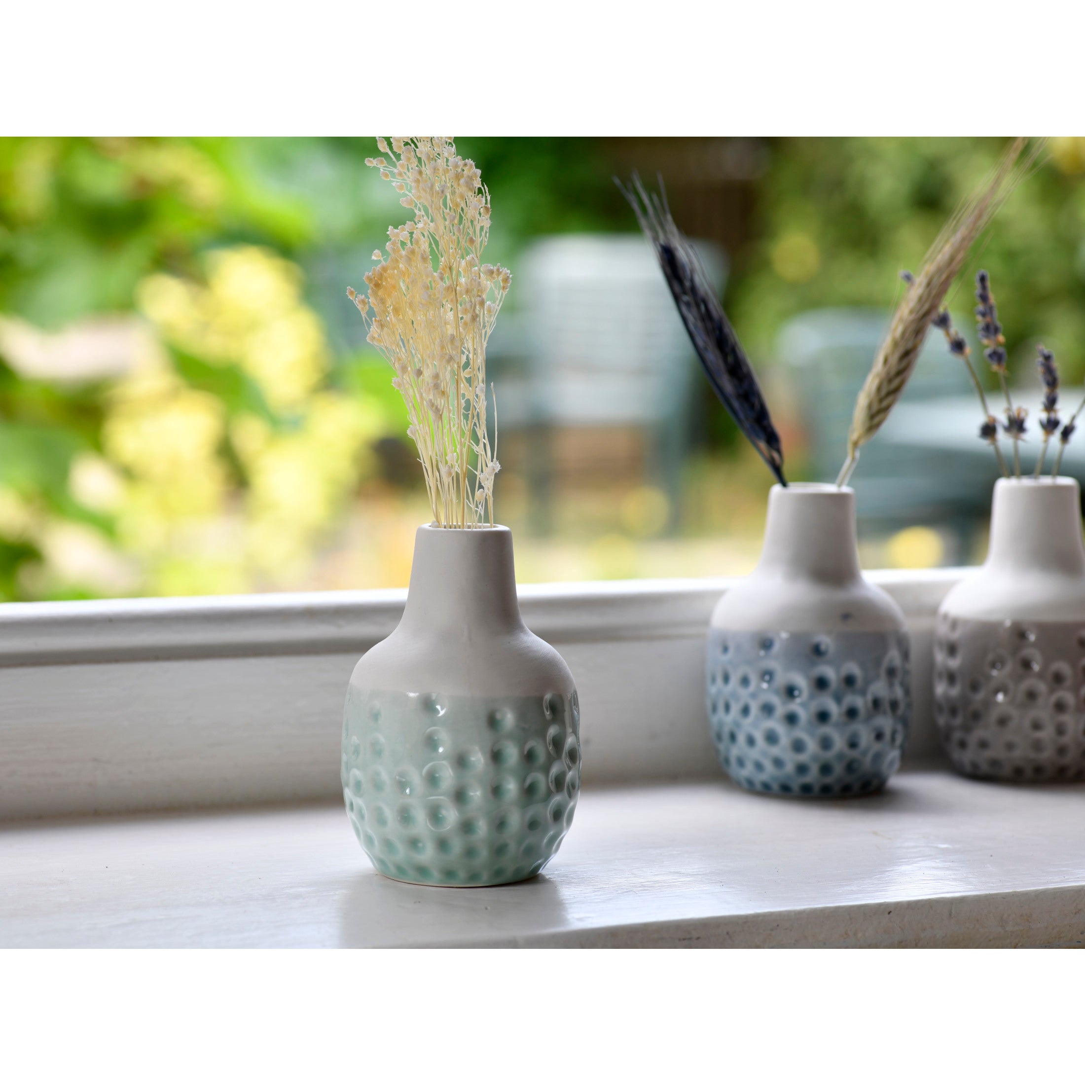 Dotty Mini Vase Trio Set