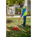 Fixed Tine Leaf Rake, 19 in. Head, 25 Tines, Aluminum Handle-4