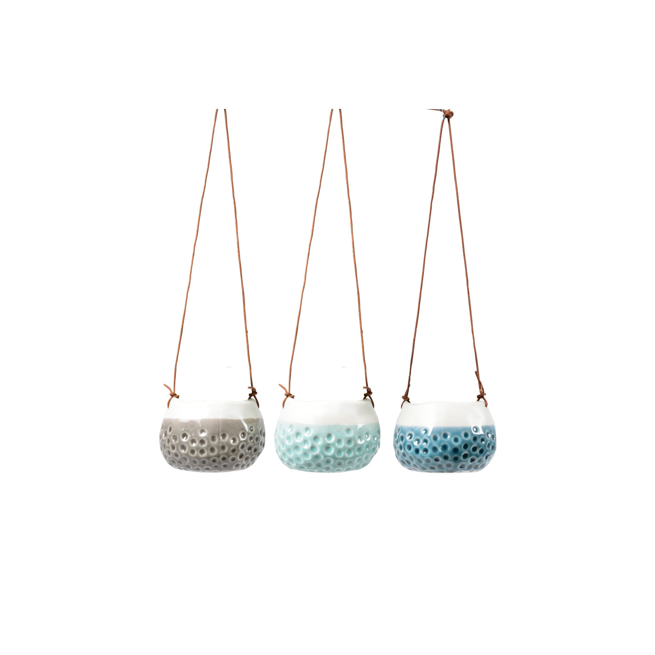 Hanging Baby Dotty Trio Vases