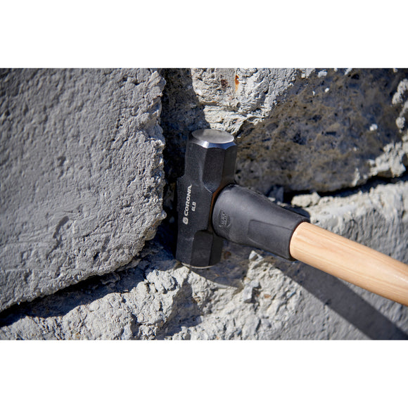 Sledge Hammer, 6 lb. Head, 30 in. Hickory Wood Handle