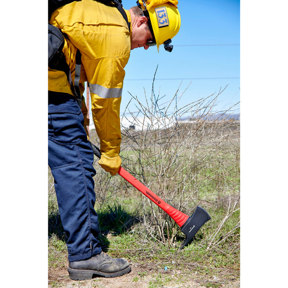 Pulaski Axe, 4 lb. Head, 36 in. Solid-Core Fiberglass Handle