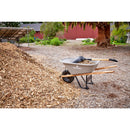 6 Cu. Ft. Poly Wheelbarrow, Wood Handles, Pneumatic Tire-7